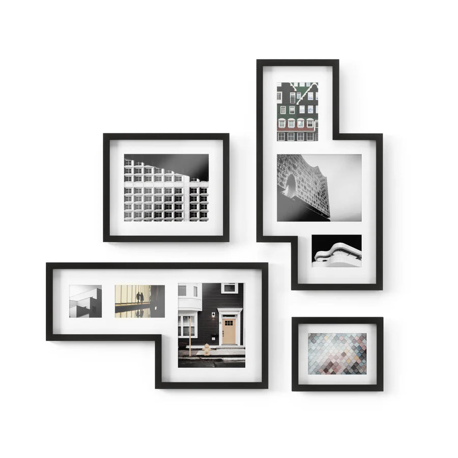 ALL GREY SUPPLY | Mingle Wall Picture Frames, Set of 4
