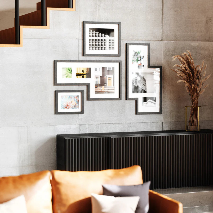 ALL GREY SUPPLY | Mingle Wall Picture Frames, Set of 4